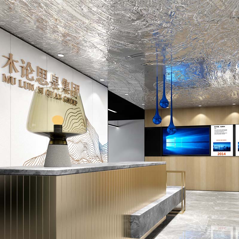 “水生萬物生，定制造型+專屬墻體文化設計”——木倫思集團南寧辦公室設計裝修案例-燦源裝飾